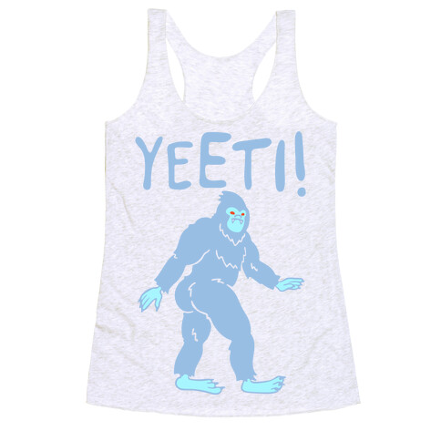 Yeeti Yeti Parody Racerback Tank Top