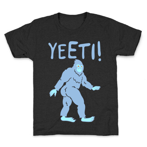 Yeeti Yeti Parody White Print Kids T-Shirt