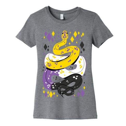 Pride Snakes: Non-binary Womens T-Shirt