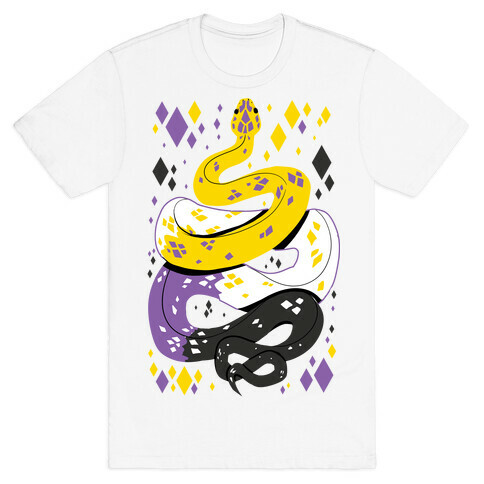 Pride Snakes: Non-binary T-Shirt