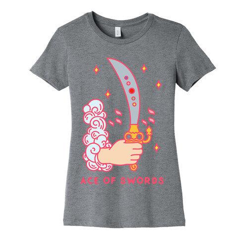 Ace of Swords Space Sword Womens T-Shirt
