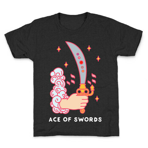 Ace of Swords Space Sword Kids T-Shirt