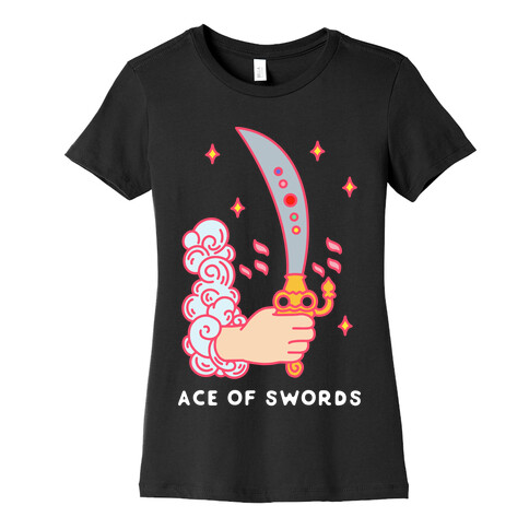 Ace of Swords Space Sword Womens T-Shirt