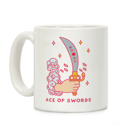 Ace of Swords Space Sword Coffee Mug