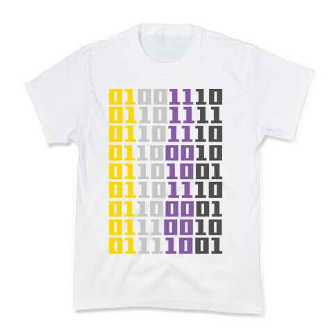 Non-Binary Code Kids T-Shirt