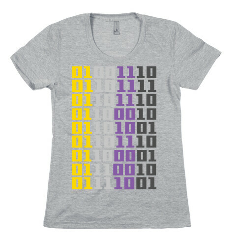Non-Binary Code Womens T-Shirt