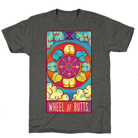 Wheel of Butts Tarot T-Shirt