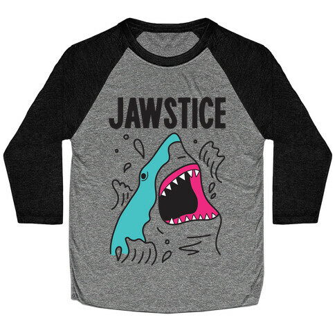 JAWSTICE Shark Baseball Tee