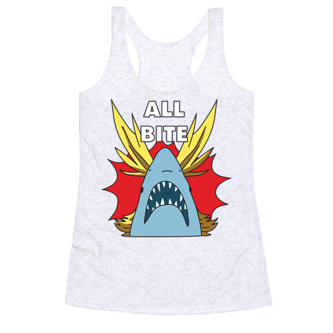 All Bite Shark Racerback Tank Top