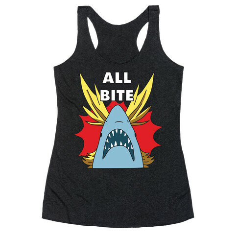 All Bite Shark Racerback Tank Top