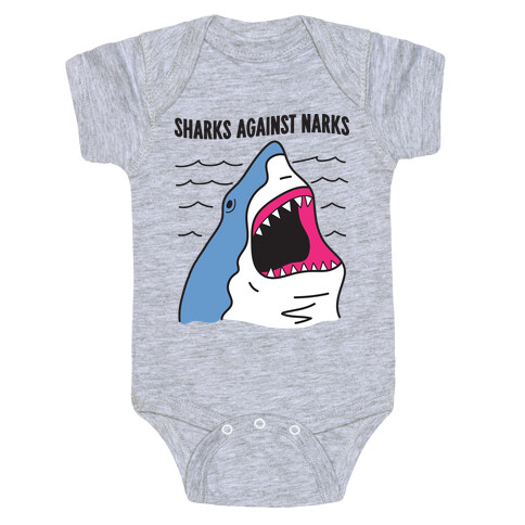 Sharks Against Narcs Baby One-Piece