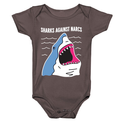 Sharks Against Narcs Baby One-Piece