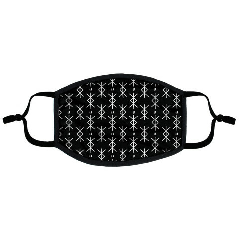 Protection Rune Flat Face Mask