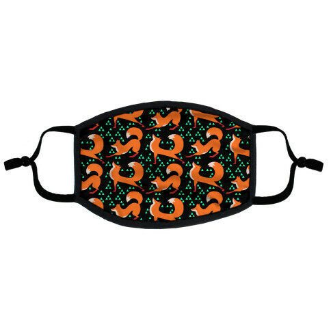 Fox Yoga Flat Face Mask