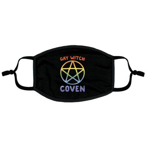 Gay Witch Coven Flat Face Mask