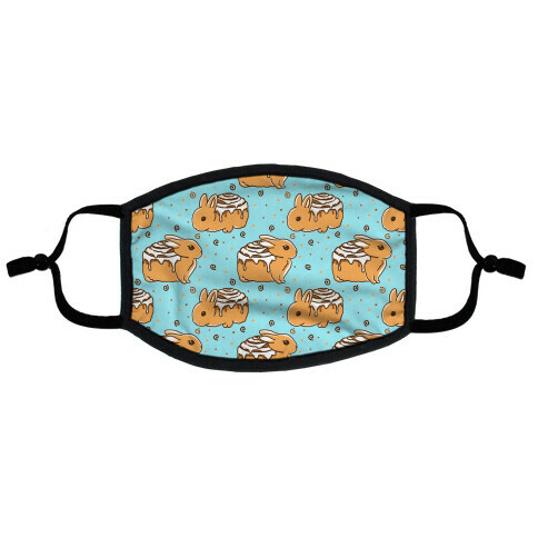 Cinnabunnies Pattern Flat Face Mask