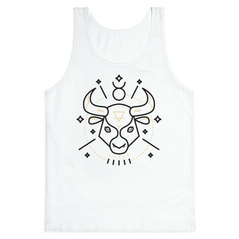 Astrology Taurus Bull Tank Top