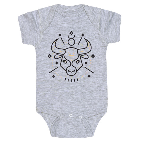 Astrology Taurus Bull Baby One-Piece