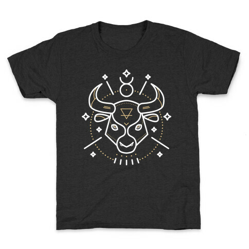 Astrology Taurus Bull Kids T-Shirt