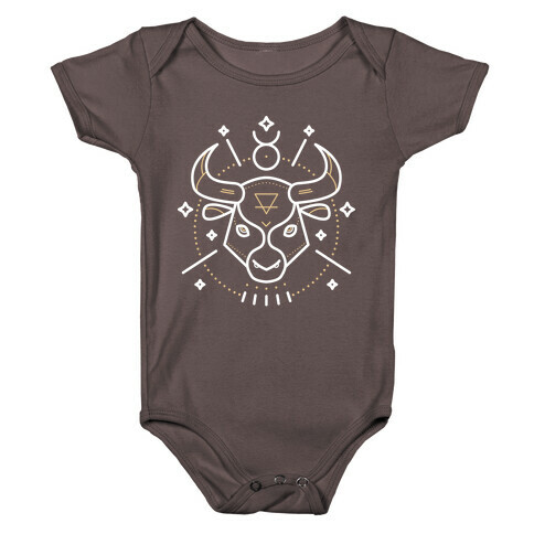 Astrology Taurus Bull Baby One-Piece