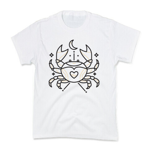 Astrology Cancer Crab Kids T-Shirt