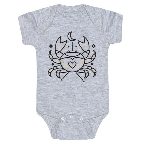 Astrology Cancer Crab Baby One-Piece