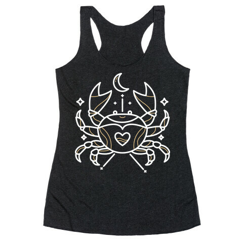 Astrology Cancer Crab Racerback Tank Top