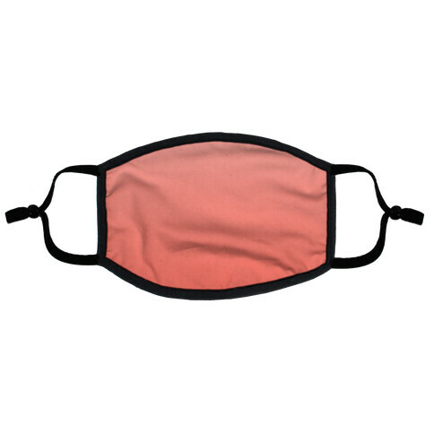 Coral Gradient Flat Face Mask