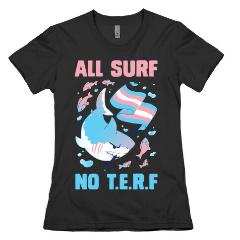 All Surf No T.E.R.F Womens T-Shirt