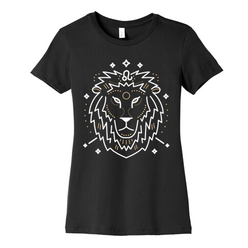 Astrology Leo Lion Womens T-Shirt