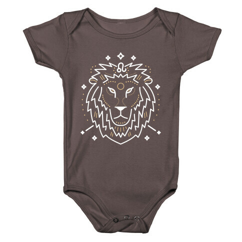 Astrology Leo Lion Baby One-Piece