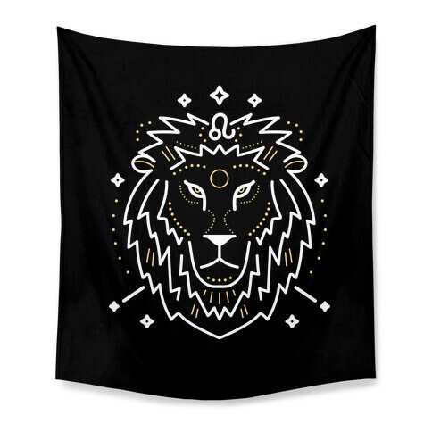 Astrology Leo Lion Tapestry