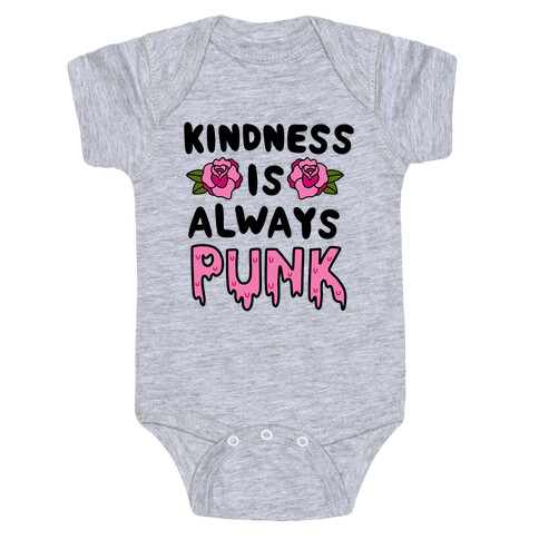 Kindness is Always Punk Baby One-Piece