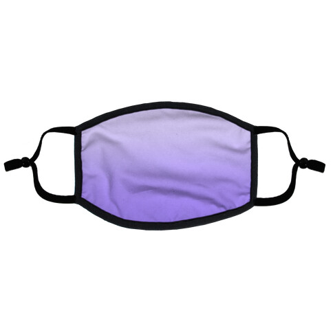 Lavender Gradient Flat Face Mask