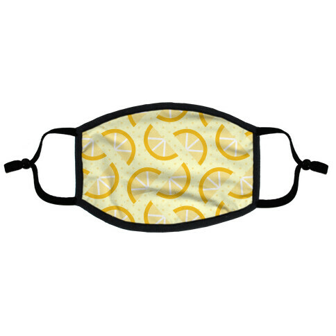 Lemon Slices Pattern Flat Face Mask