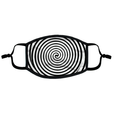 Hypnosis Swirl Flat Face Mask