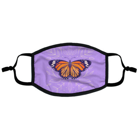 Purple Solo Monarch Flat Face Mask