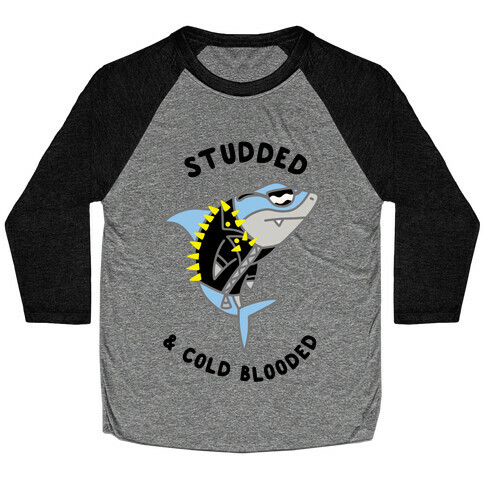 Studded & Cold Blooded Baseball Tee
