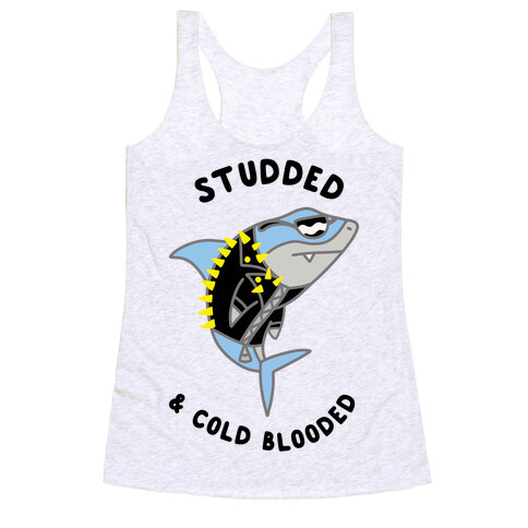 Studded & Cold Blooded Racerback Tank Top