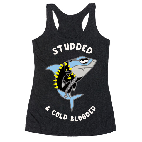 Studded & Cold Blooded Racerback Tank Top