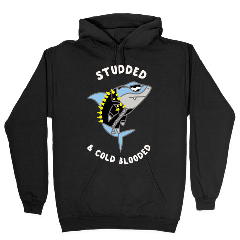 Studded & Cold Blooded Hooded Sweatshirt