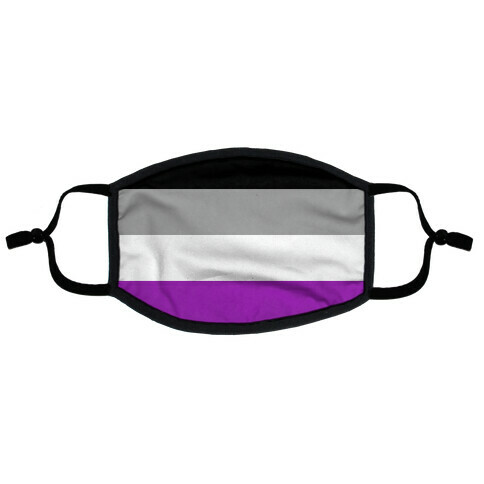 Asexual Pride Flag Flat Face Mask