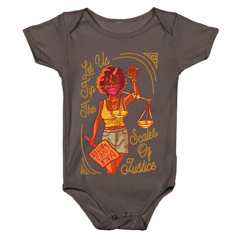 Let Us Tip The Scales of Justice Themis Baby One-Piece