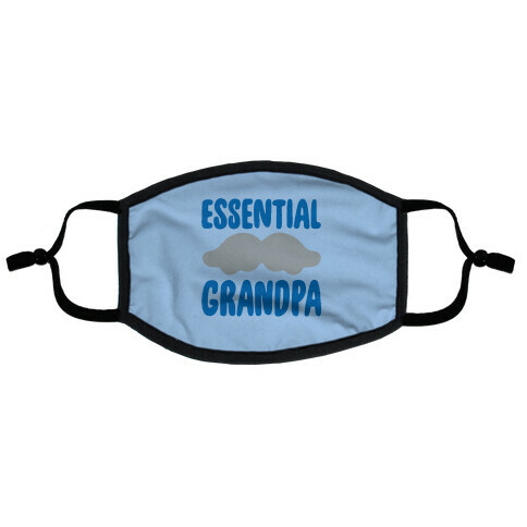 Essential Grandpa  Flat Face Mask