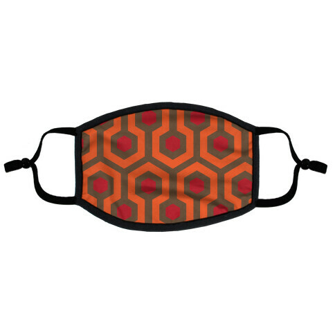 The Shining Pattern Flat Face Mask