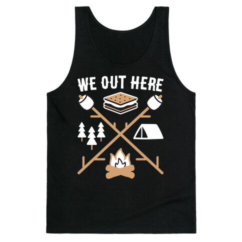 We Out Here Camping Tank Top