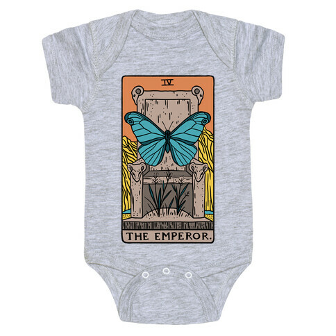 The Emperor Butterfly Tarot Baby One-Piece