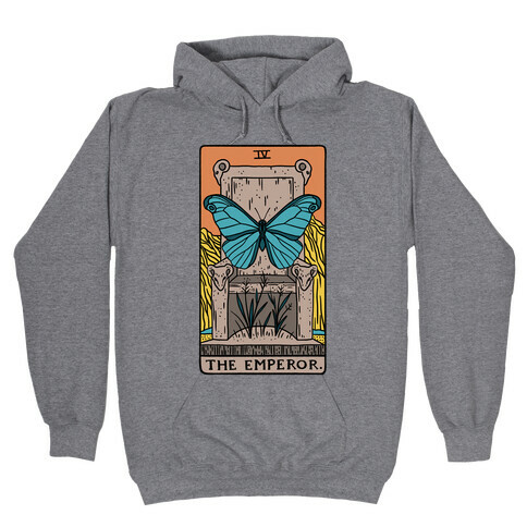 The Emperor Butterfly Tarot Hooded Sweatshirt