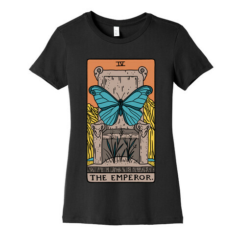 The Emperor Butterfly Tarot Womens T-Shirt