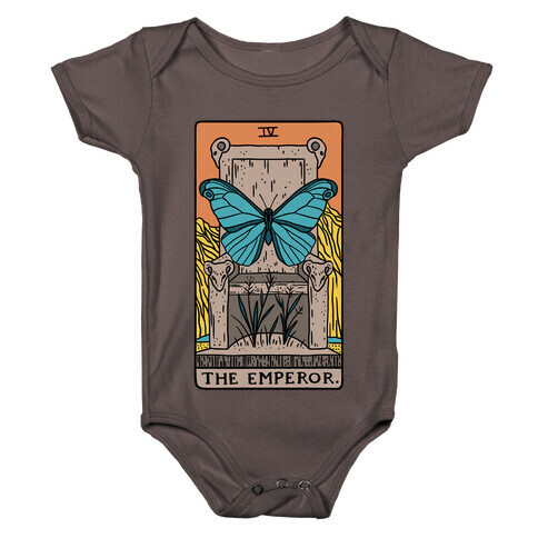 The Emperor Butterfly Tarot Baby One-Piece